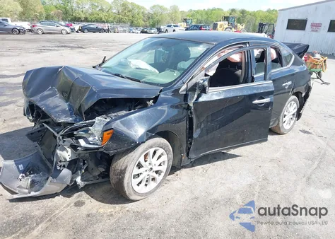 2018 Nissan Sentra Sv z USA, uszkodzony, nr VIN 3N1AB7AP1JL646318
